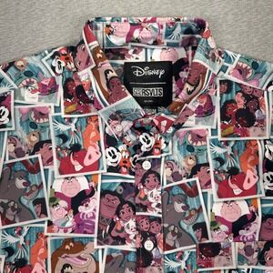 RSVLTS Disney 100 LIMITED EDITION "SAY CHEESE" Kunuflex Shirt Mens M AOP